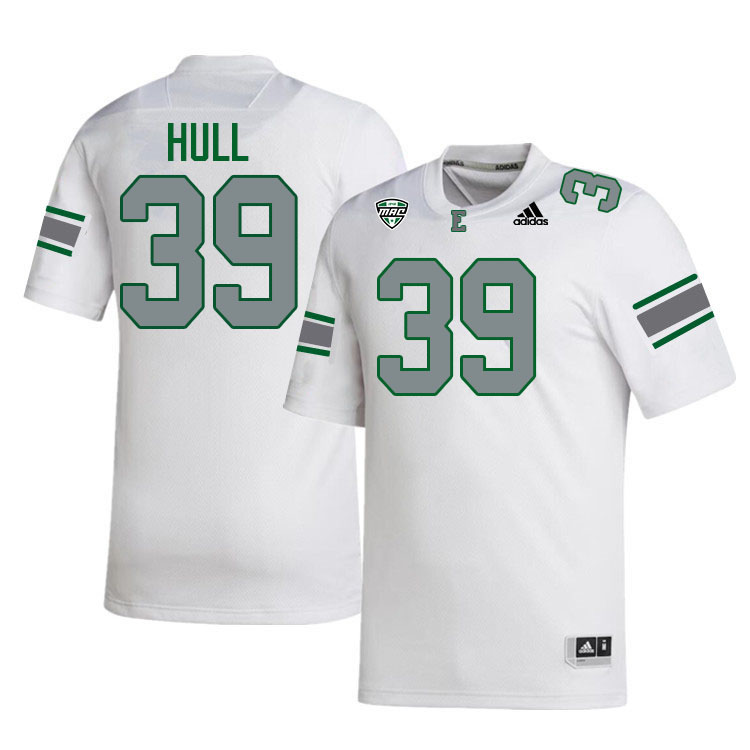 Eastern Michigan Eagles #39 Daniel Hull College Football Jerseys Stitched-White